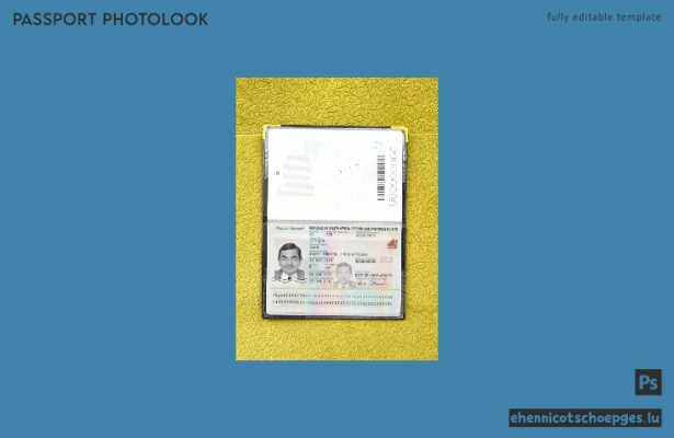 Südafrikanischer Reisepass 2020-heute: Beispielansicht des Passfotos